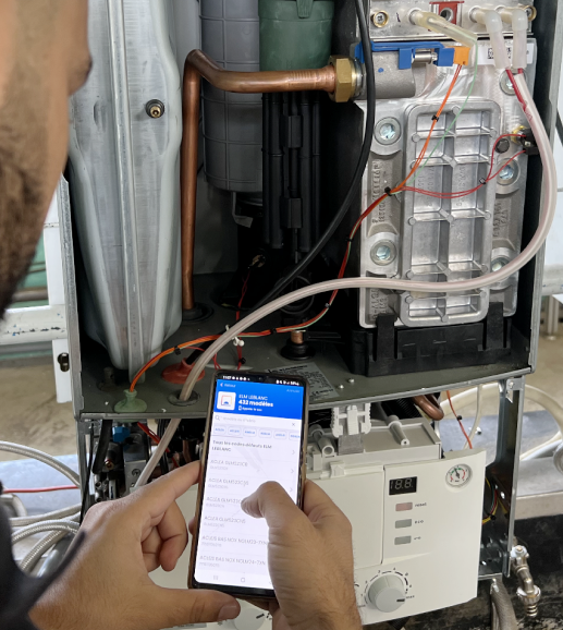 Exemple d'utilisation de l'application